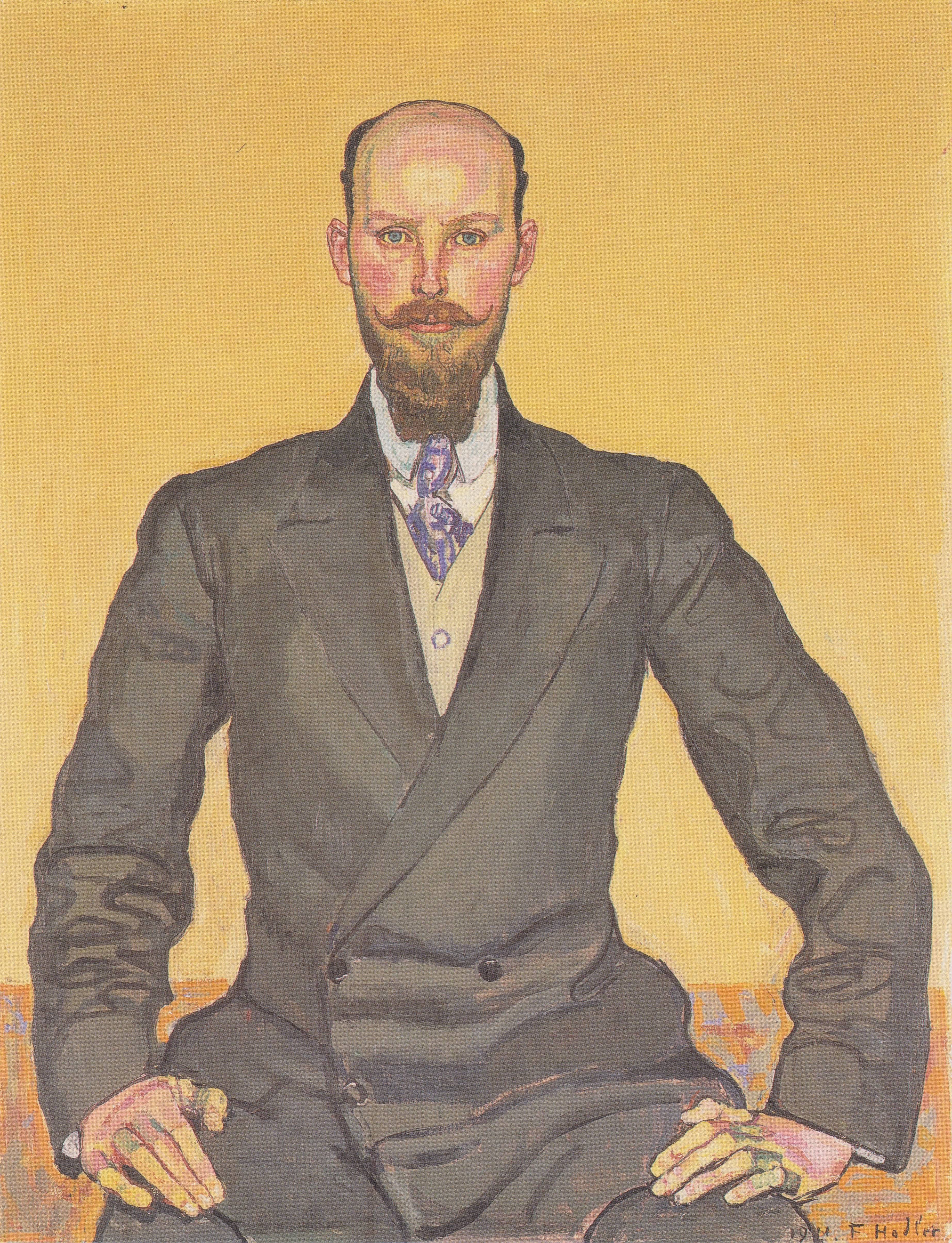 Portrait of Willy Russ - Ferdinand Hodler