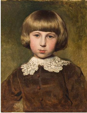 Portrait of Wladek Szerner by Wladyslaw Czachorski — hand-painted portrait oil painting reproduction on canvas