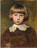 Portrait of Wladek Szerner by Wladyslaw Czachorski — children oil painting wall art, Academicism