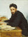 Portrait of writer Vsevolod Mikhailovich Garshin in kitchen