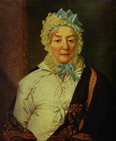 Portrait of Ye. A. Arkharova in apartment