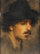 Portrait study of a young gentleman in apartment