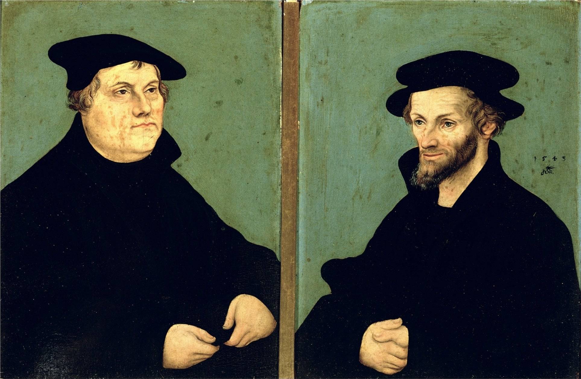 Portraits of Martin Luther and Philipp Melanchthon - Lucas Cranach the Elder