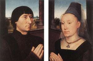 Portraits of Willem Moreel and His Wife - Hans Memling