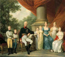 Porträt Der Familie Des Österreichischen Kaisers by Joseph Kreutzinger — group oil painting wall art, Neoclassicism