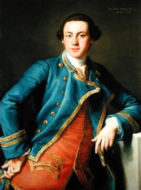 Porträt Von Sir John Armytage, 2nd Baronet on gallery wrap