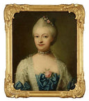 Porträtt föreställande Elisabeth Maria Bjurman by Ulrika Pasch — hand-painted portrait oil painting reproduction on canvas