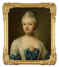 Porträtt föreställande Elisabeth Maria Bjurman by Ulrika Pasch — hand-painted portrait oil painting reproduction on canvas