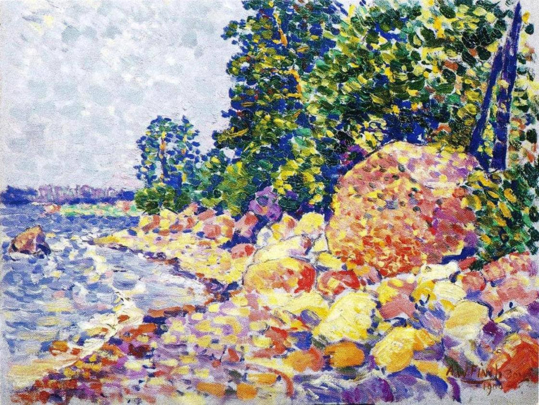 Porvoon Saaristosta by Alfred William Finch — hand-painted landscape oil painting reproduction on canvas