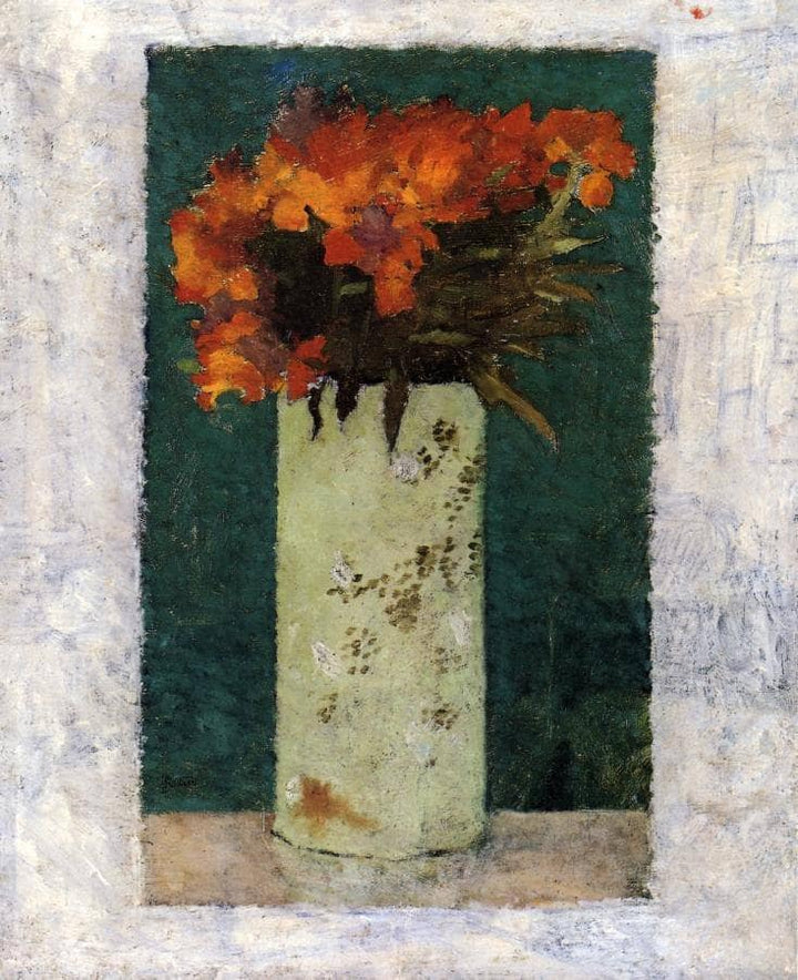 Pot of Flowers by Pierre Bonnard — hand-painted botanical oil painting reproduction on canvas