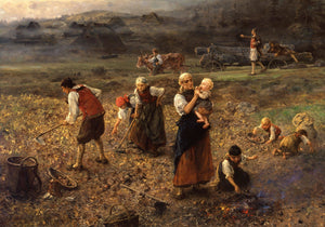 Potato harvest - Ludwig Knaus