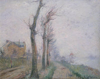 Pothius Quay at the Oie River by Gustave Loiseau — hand-painted botanical oil painting reproduction on canvas