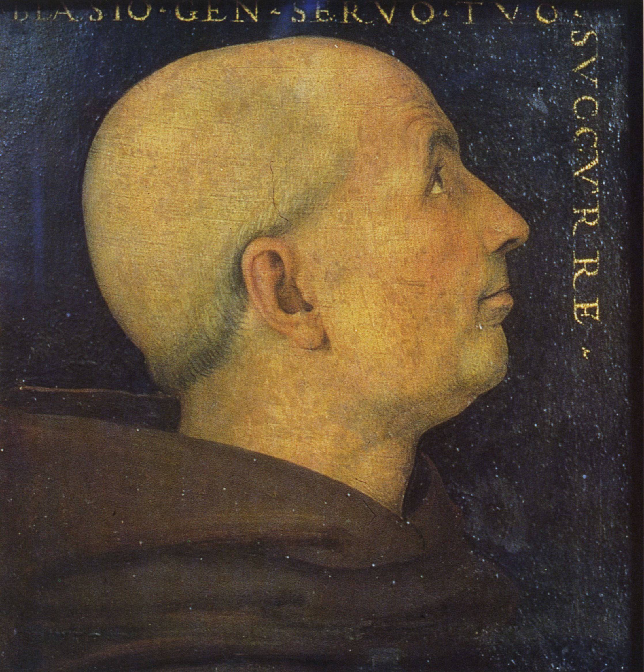 Potrait of Don Biagio Milanesi - Pietro Perugino