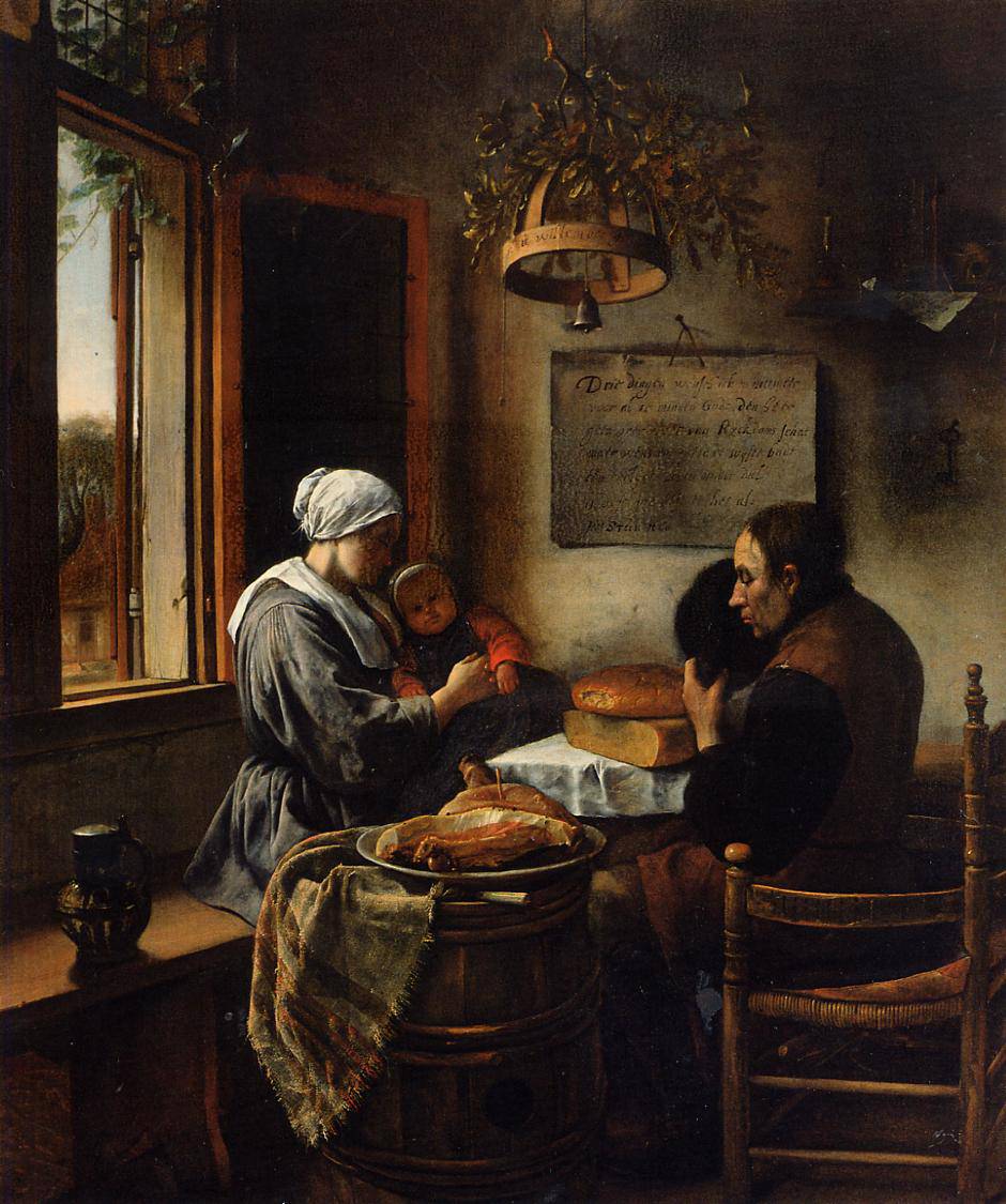 Prayer before Meal - Jan Steen