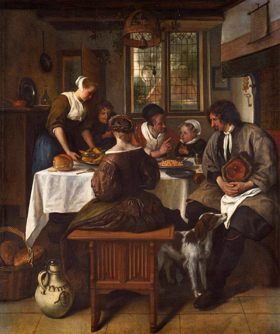 Prayer before Meal - Jan Steen