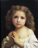 Prayer by William-Adolphe Bouguereau — children oil painting wall art, Academicism