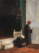Prayertime by Stanislaw Chlebowski — hand-painted cultural oil painting reproduction on canvas
