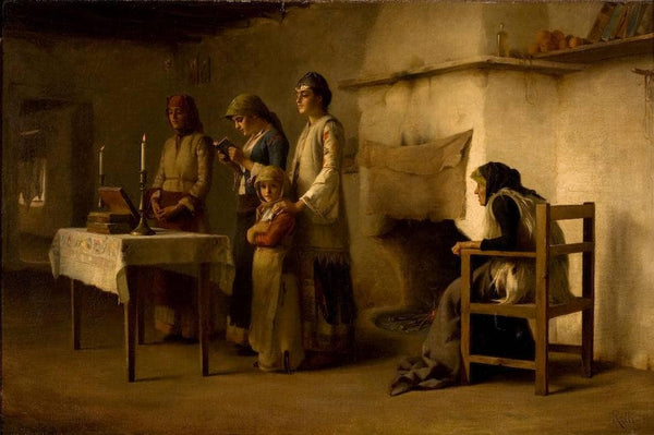 Praying before the communion at Megara