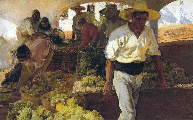 Preparing Raisins on gallery wrap