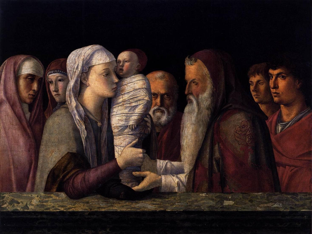 Presentation at the Temple by Giovanni Bellini — hand-painted portrait oil painting reproduction on canvas