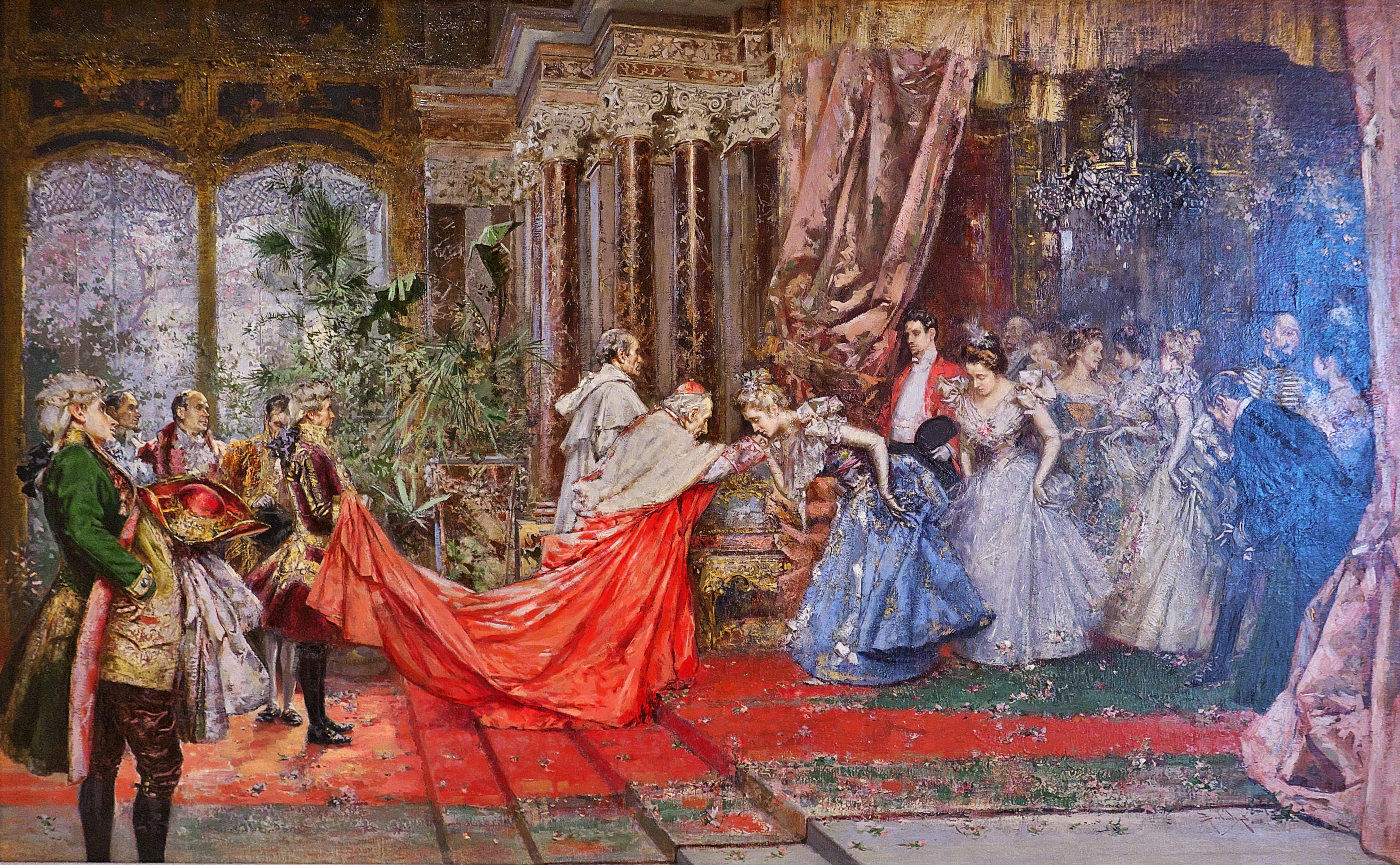 Presentation of the princess - Salvador Sánchez Barbudo