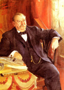 President Grover Cleveland by Anders Zorn — hand-painted portrait oil painting reproduction on canvas