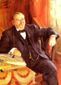 President Grover Cleveland by Anders Zorn — hand-painted portrait oil painting reproduction on canvas