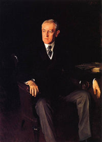 President Woodrow Wilson by John Singer Sargent — hand-painted portrait oil painting reproduction on canvas