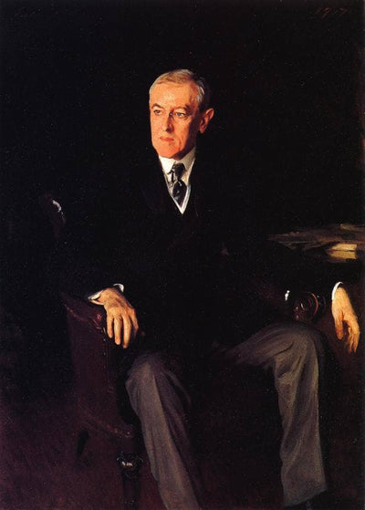 President Woodrow Wilson in living room