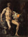 Priam at Achilles feet in apartment