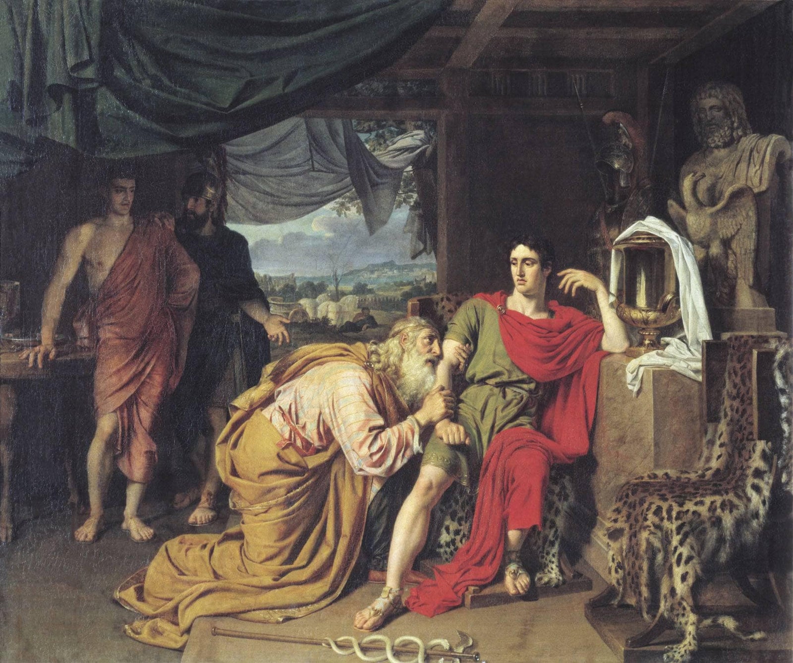 Priam Begging Achilles for Hector's Body