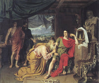 Priam Begging Achilles for Hector's Body by Alexander Ivanov — hand-painted cultural oil painting reproduction on canvas
