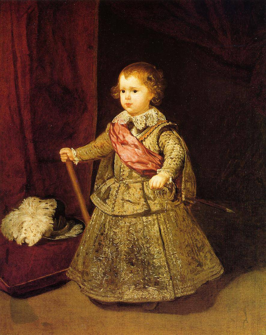 Price Baltasar Carlos by Diego Velazquez — hand-painted portrait oil painting reproduction on canvas