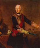 Prince Augustus William of Prussia by Antoine Pesne — male oil painting wall art, Rococo