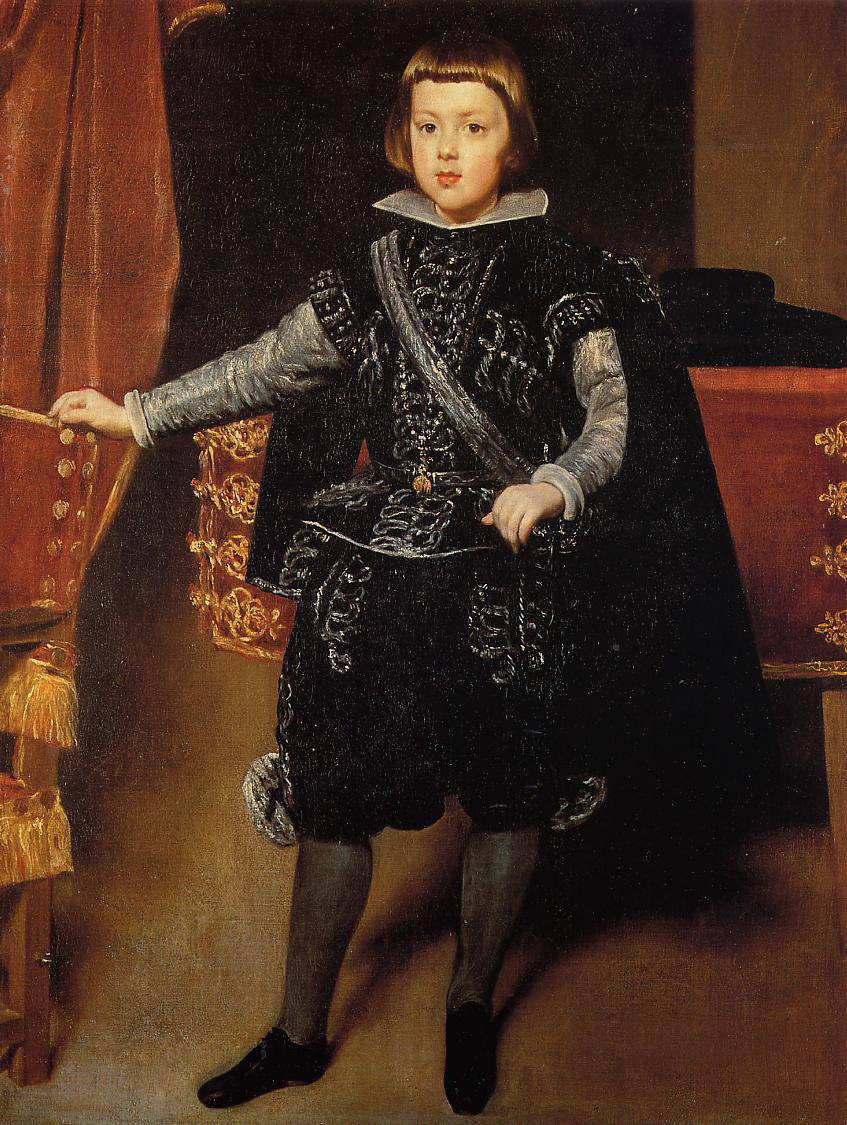 Prince Balthasar Carlos by Diego Velazquez — hand-painted portrait oil painting reproduction on canvas