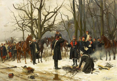 Prinz Friedrich Carl in Den Tagen Vor Orléans by Emil Hünten — oil painting reproduction