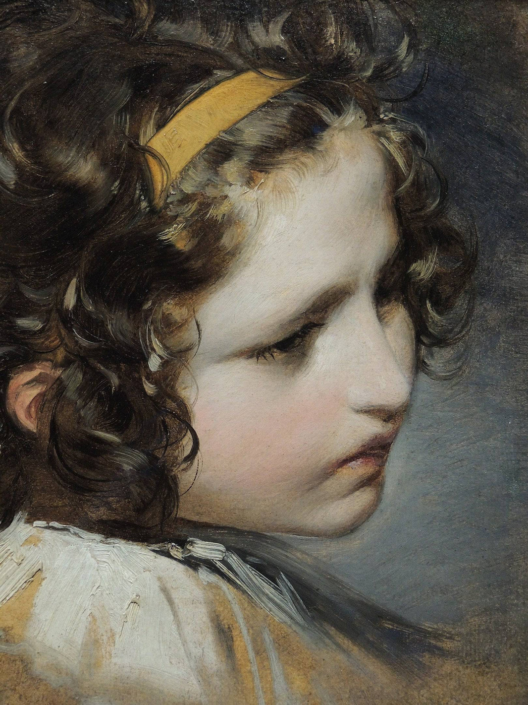 Prinzessin Marie Franziska Von Liechtenstein by Friedrich von Amerling, hand-painted portrait oil painting reproduction on canvas