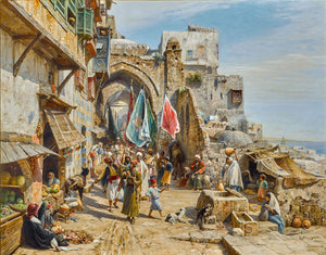 Procession in Jaffa - Gustav Bauernfeind