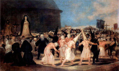 Procession of Flagellants in study