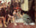 Proclaiming Claudius Emperor in living room