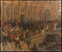 Proclamation of the Republic on February 24, 1848 by Jean-Paul Laurens — hand-painted architectural oil painting reproduction on canvas