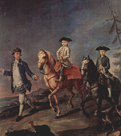 Promenade On Horseback in apartment
