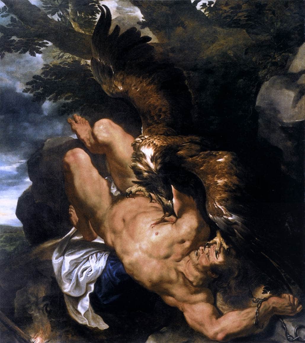 Prometheus Bound by Peter Paul Rubens — hand-painted cultural oil painting reproduction on canvas