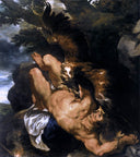 Prometheus Bound by Peter Paul Rubens — male oil painting wall art, Baroque