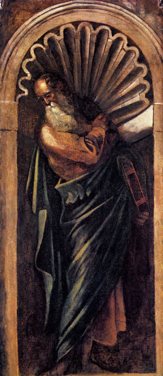Prophet by Tintoretto, hand-painted cultural oil painting reproduction on canvas