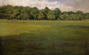 Prospect Park, aka Croquet Lawn Prospect Park by William Merritt Chase — hand-painted botanical oil painting reproduction on canvas