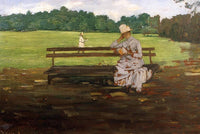 Prospect Park, Brooklyn by William Merritt Chase — hand-painted botanical oil painting reproduction on canvas