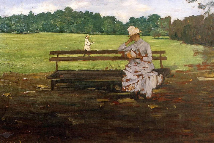 Prospect Park, Brooklyn by William Merritt Chase — hand-painted botanical oil painting reproduction on canvas