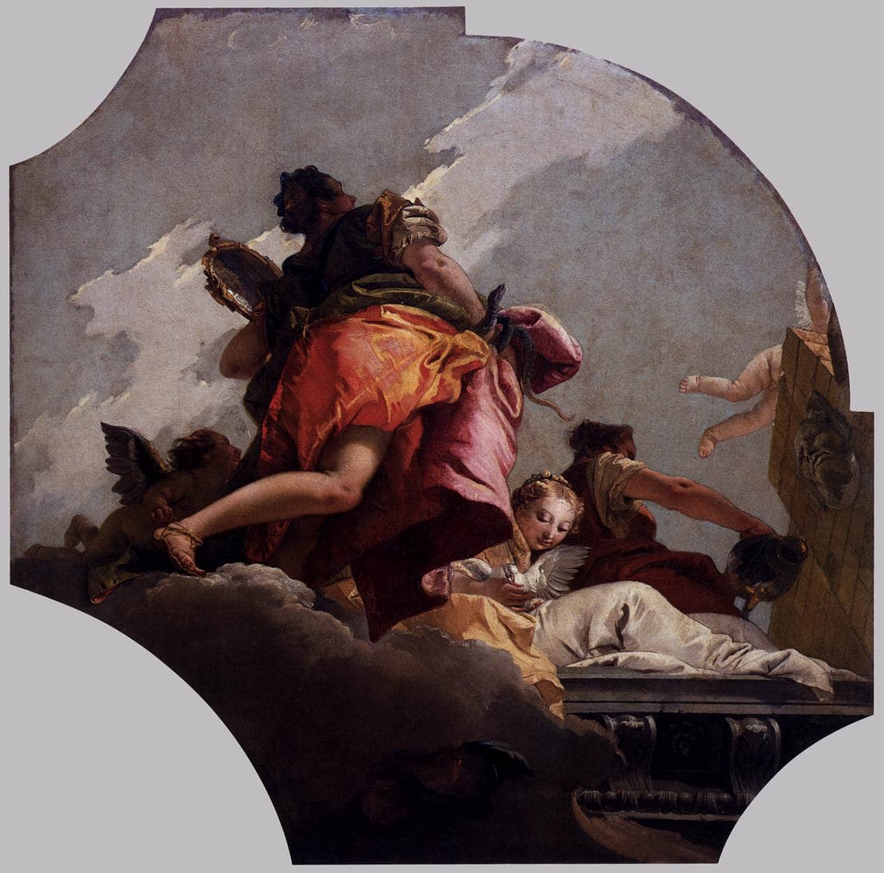 Prudence, Sincerity and Temperance - Giovanni Battista Tiepolo