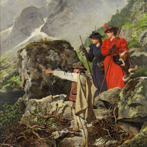 At the Morskie Oko Lake (Tourists in the Tatra Mountains)